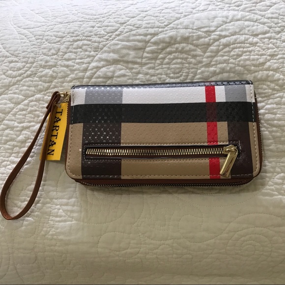 Handbags - ⬇️PRICE DROP✂️ J Phillips Double Zippered Tartan Wallet